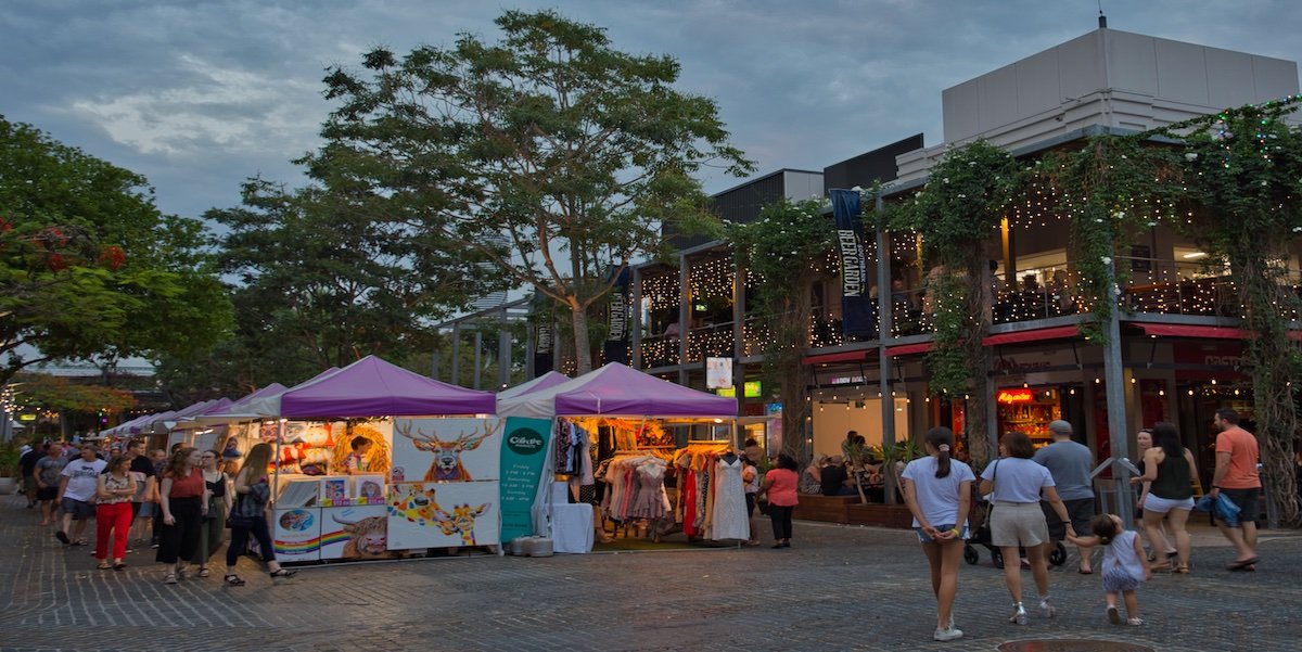 Market in Little Stanley Street - Picture of Rydges South Bank Brisbane -  Tripadvisor